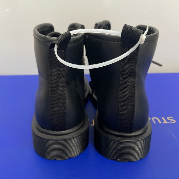 Steve Madden Girls Black Lace Up Booties Size 13m - Picture 3 of 7